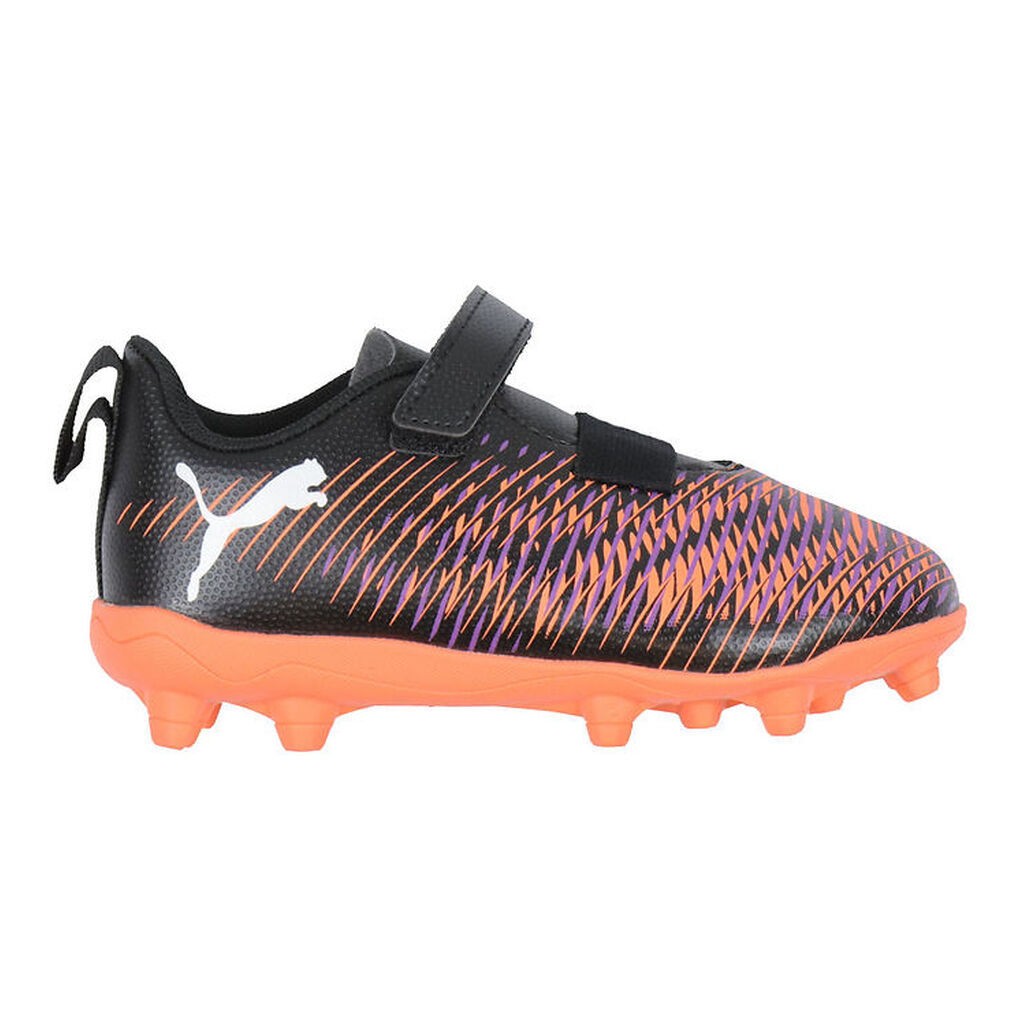 Puma Fodboldstøvler - Future 8 Play V FG/AG RB Jr - Sort/Hvid/Gl