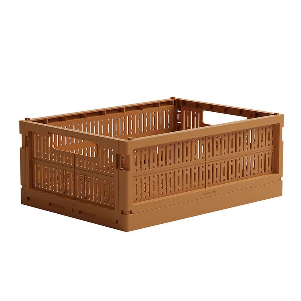 Made Crate Foldekasse - Midi - 33x24x13 cm - Toffee
