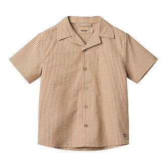 Wheat Skjorte - Anker - Caramel Stripe