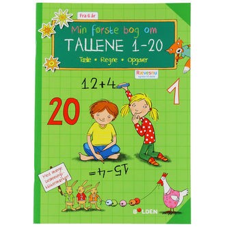 Forlaget Bolden Aktivitetsbog - Bog om Tallene 1-20 - Dansk