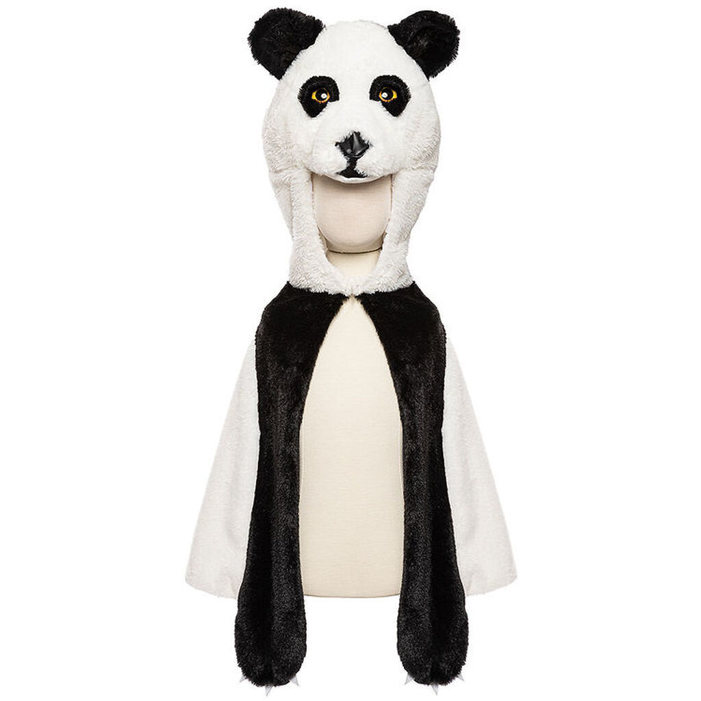 Great Pretenders Udklædning - Kappe - Panda - Hvid/Sort