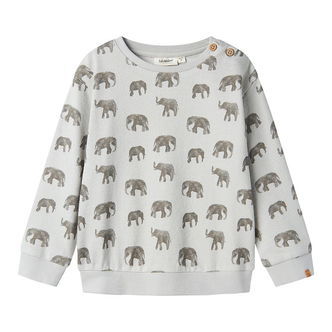 Lil' Atelier Sweatshirt - NmmDias - Vapor Blue/Elephant