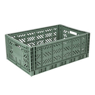 Aykasa Foldekasse - 60x40x22 cm - Maxi - Almond Green
