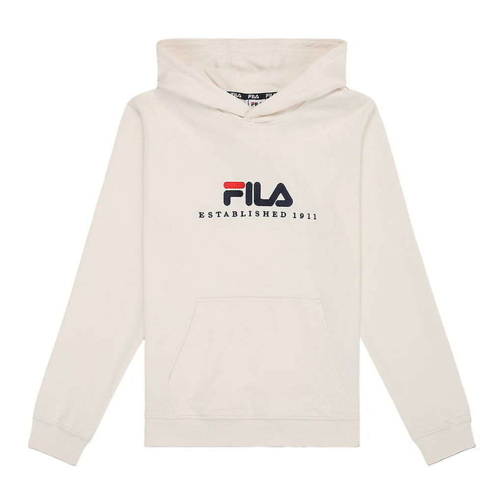 Fila Hættetrøje - Carisio - Egret m. Logo