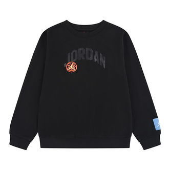 Jordan Sweatshirt - Crew - Sort m. Print