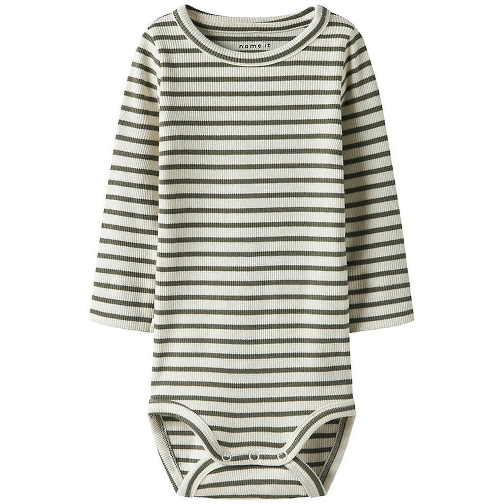 Name It Body l/æ - Noos - Rib - NbnBani - Dusty Olive