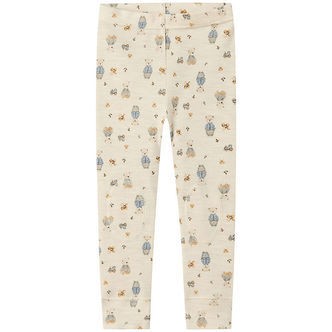 Name It Leggings - Uld - NmmWillos - Peyote Melange