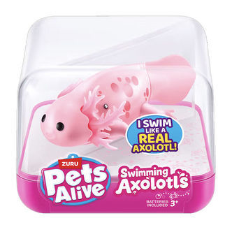 Pets Alive Badelegetøj - Swimming Axolotl - Rosa