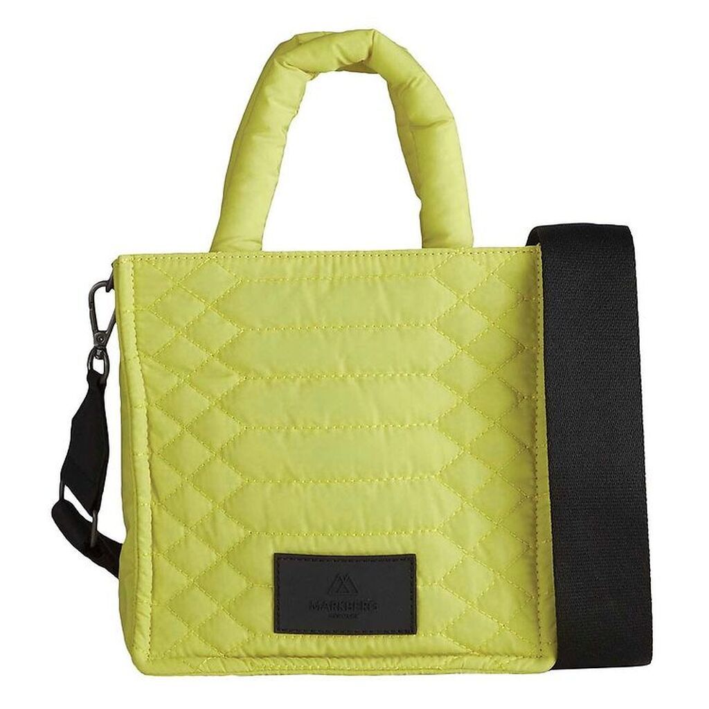 Markberg Taske - VikaMBG Mini Bag Snake Quilt - Electric Yellow