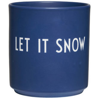 Design Letters Kop - Favourite - Let It Snow - Midnight Blue