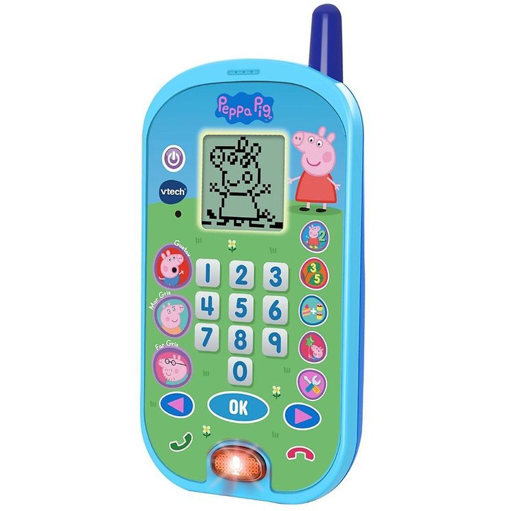 Vtech Legetøjstelefon - Gurli Gris Snak & Lær Telefon - Dansk