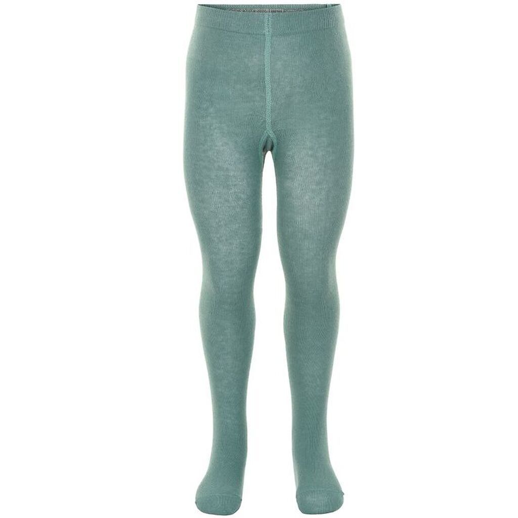 Minymo Strømpebukser - Solid - Oil Blue