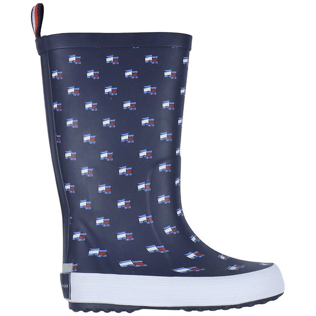 Tommy Hilfiger Gummistøvler - Flag - Blue