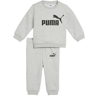 Puma Sweatsæt - Minicats Ess Crew - Light Gray Heather