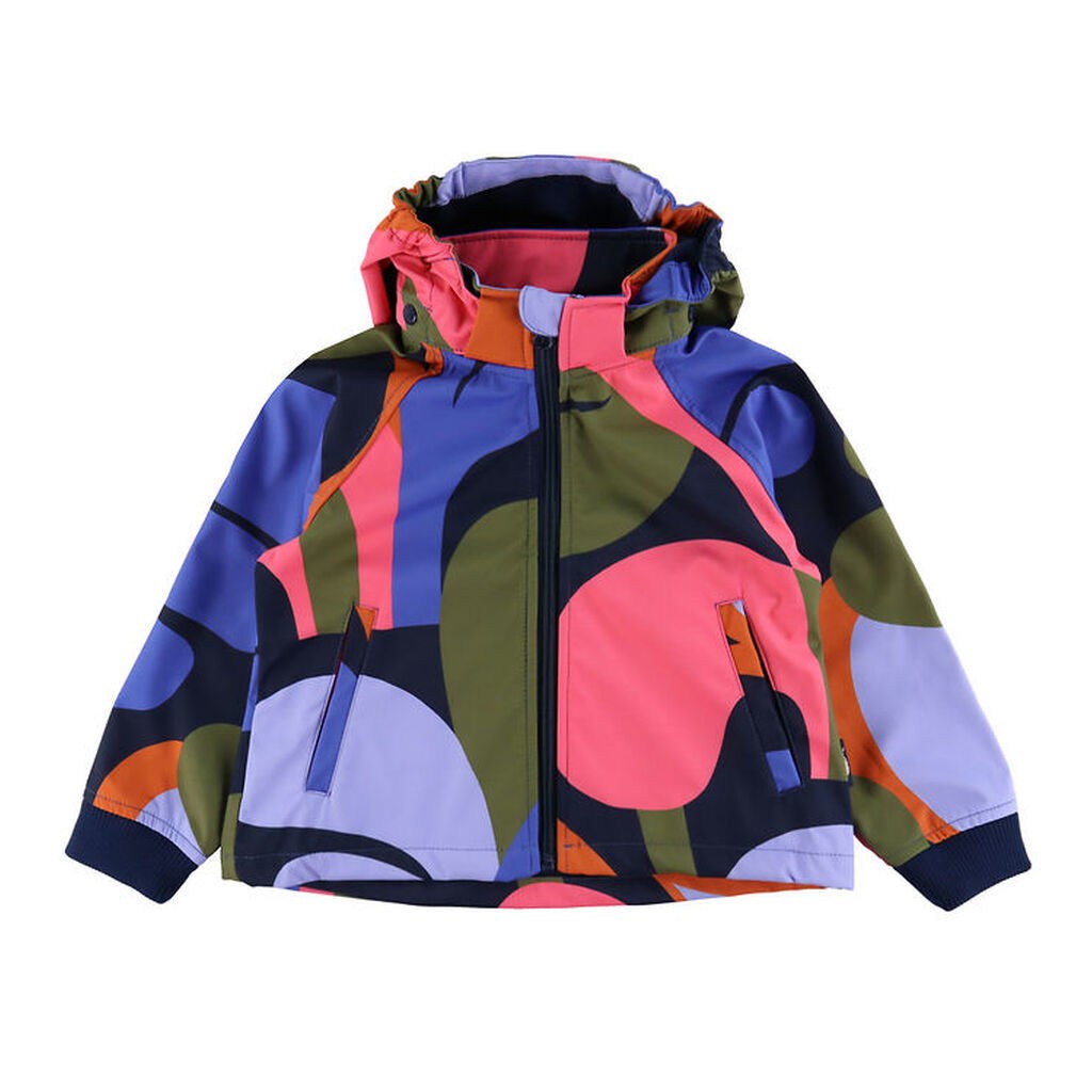 Danefæ Softshelljakke m. Fleece - DaneVilma Brushed - Dk Navy Tr