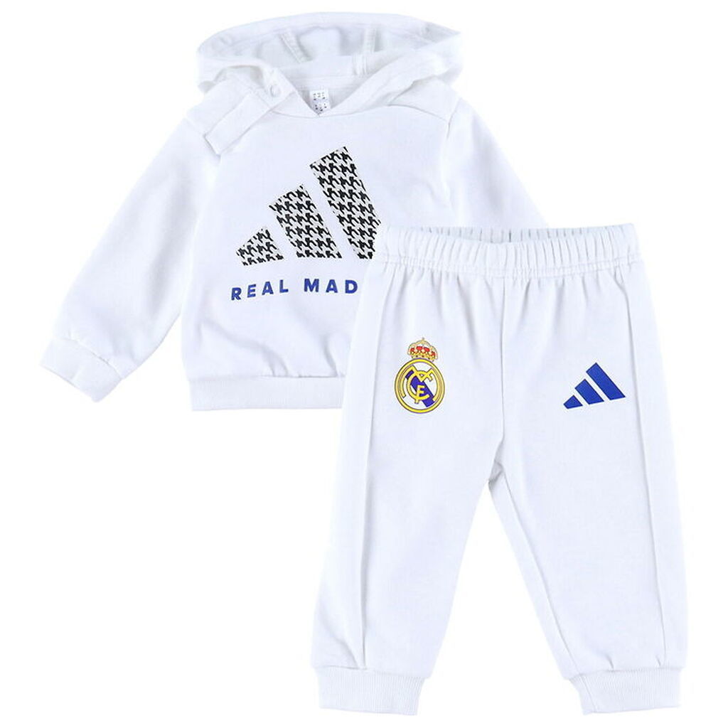 adidas Performance Sweatsæt - Real Madrid - Hvid/Sort/Croyal