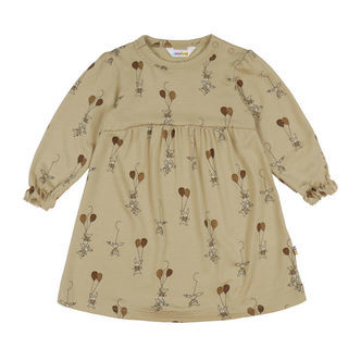 Joha Kjole - Uld - Beige m. Kaniner