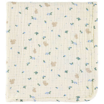 Cam Cam Tæppe - Musselin - 100x100 cm - Blueberries