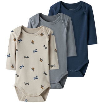 Name It Body - l/æ - 3-pak - Noos - NbmBody - Peyote/W/Tradewind
