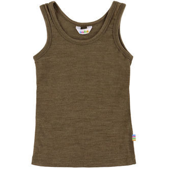 Joha Undertrøje - Uld/Silke - Brun Meleret