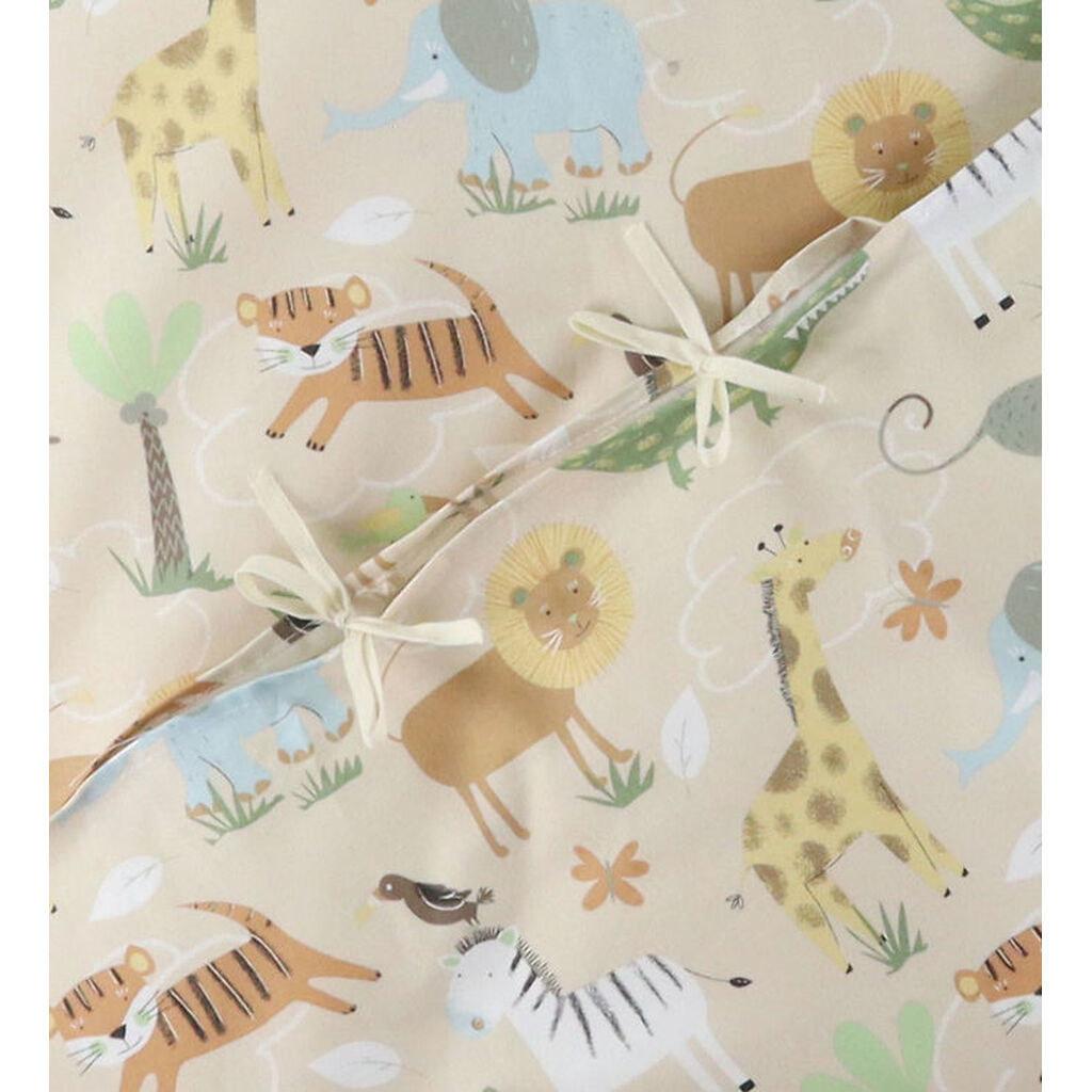 Nørgaard Madsens Sengetøj - Voksen - Natur m. Zoo Dyr