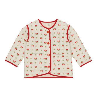Flöss Jakke - Sofia - Soft White Berry