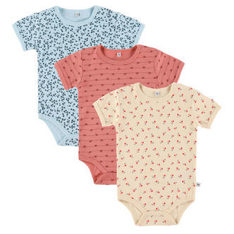 Pippi Body - 1 stk. - Assorteret - K/Æ - Pige/Farvet m. Mønster