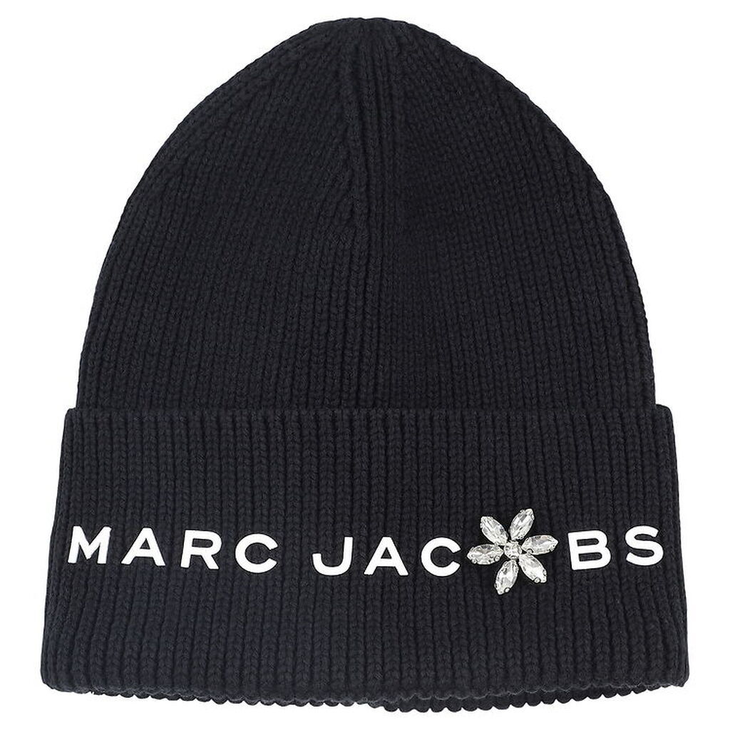 Little Marc Jacobs Hue - Strik - Sort m. Similisten
