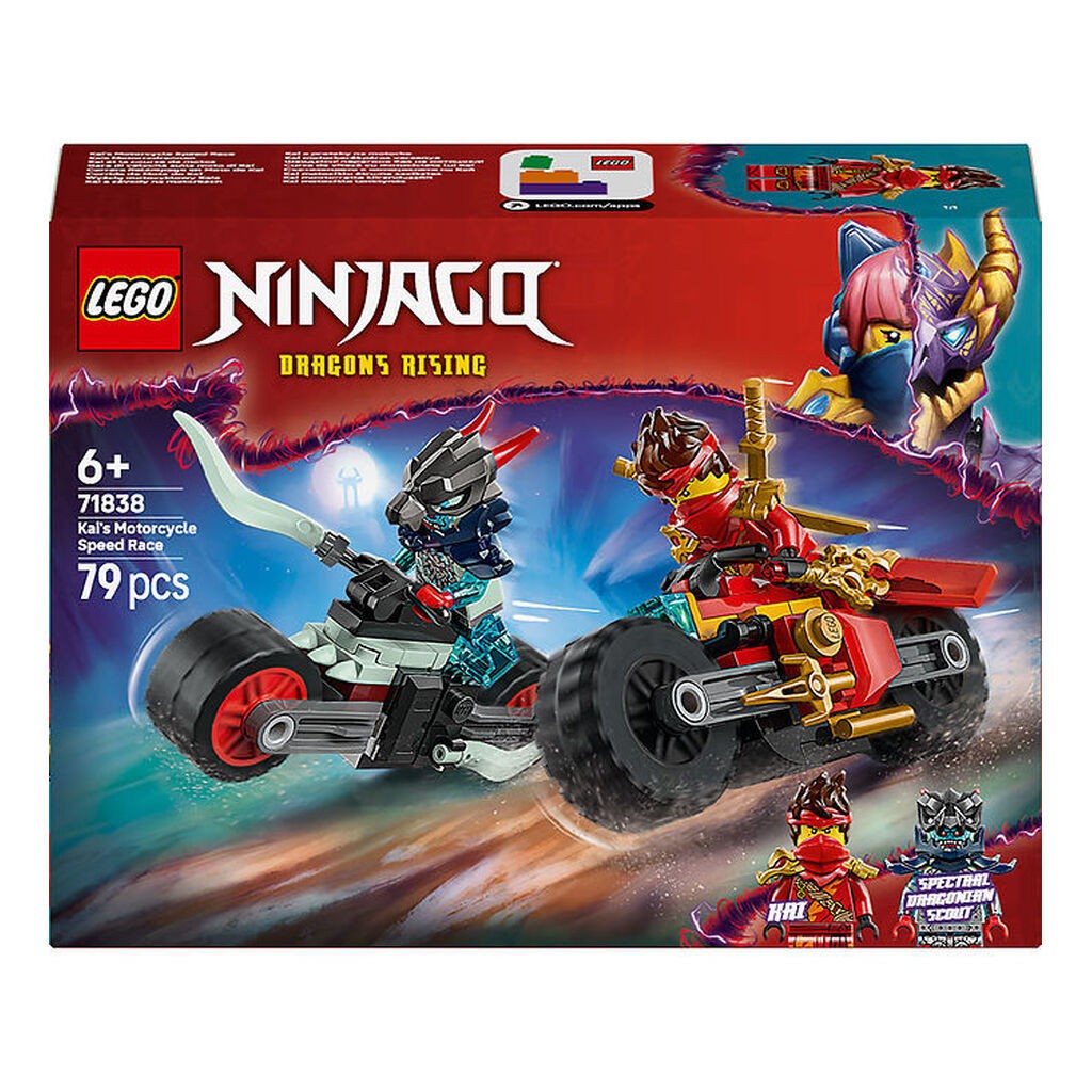 LEGOÂ® Ninjago - Kais motorcykel-racerløb 71838 - 79 Dele