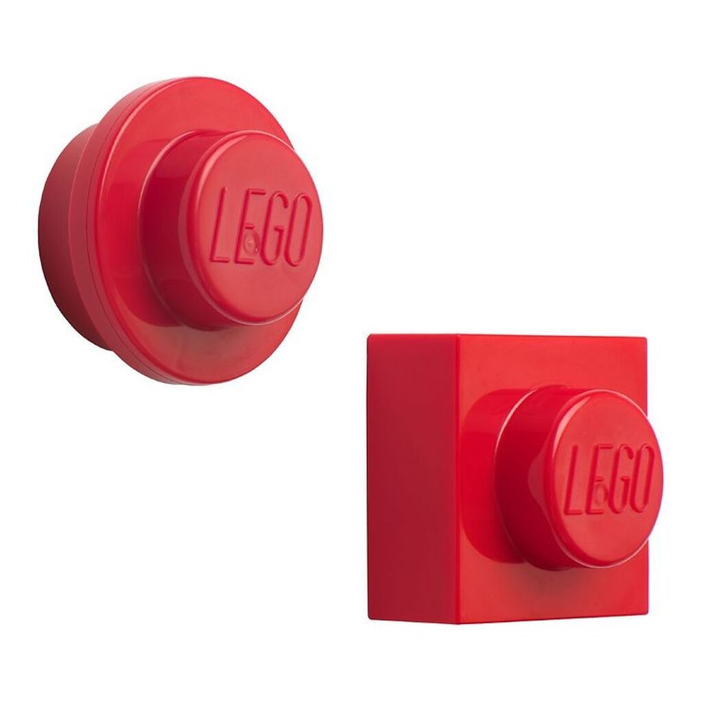 LEGOÂ® Storage Magneter - 2 stk - Rød