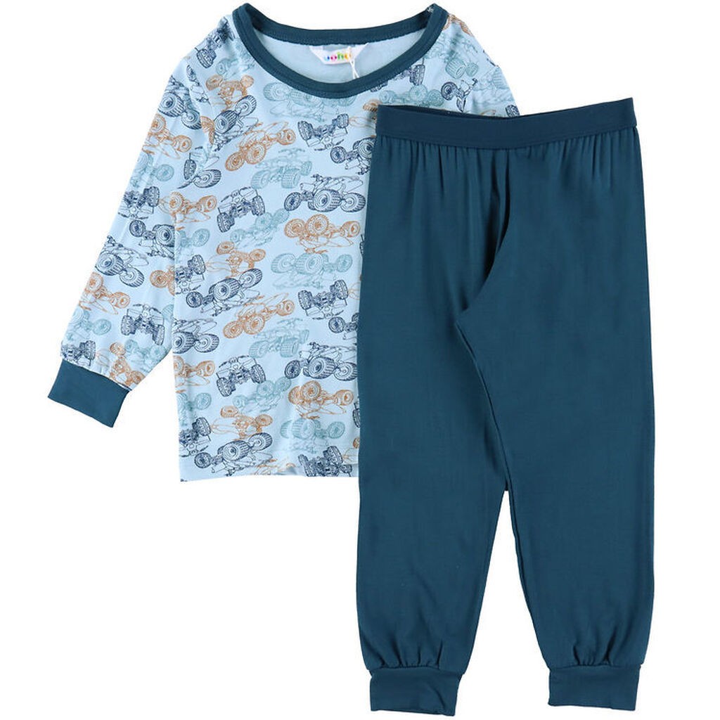 Joha Nattøj - Viskose/Bambus - Blå m. ATV