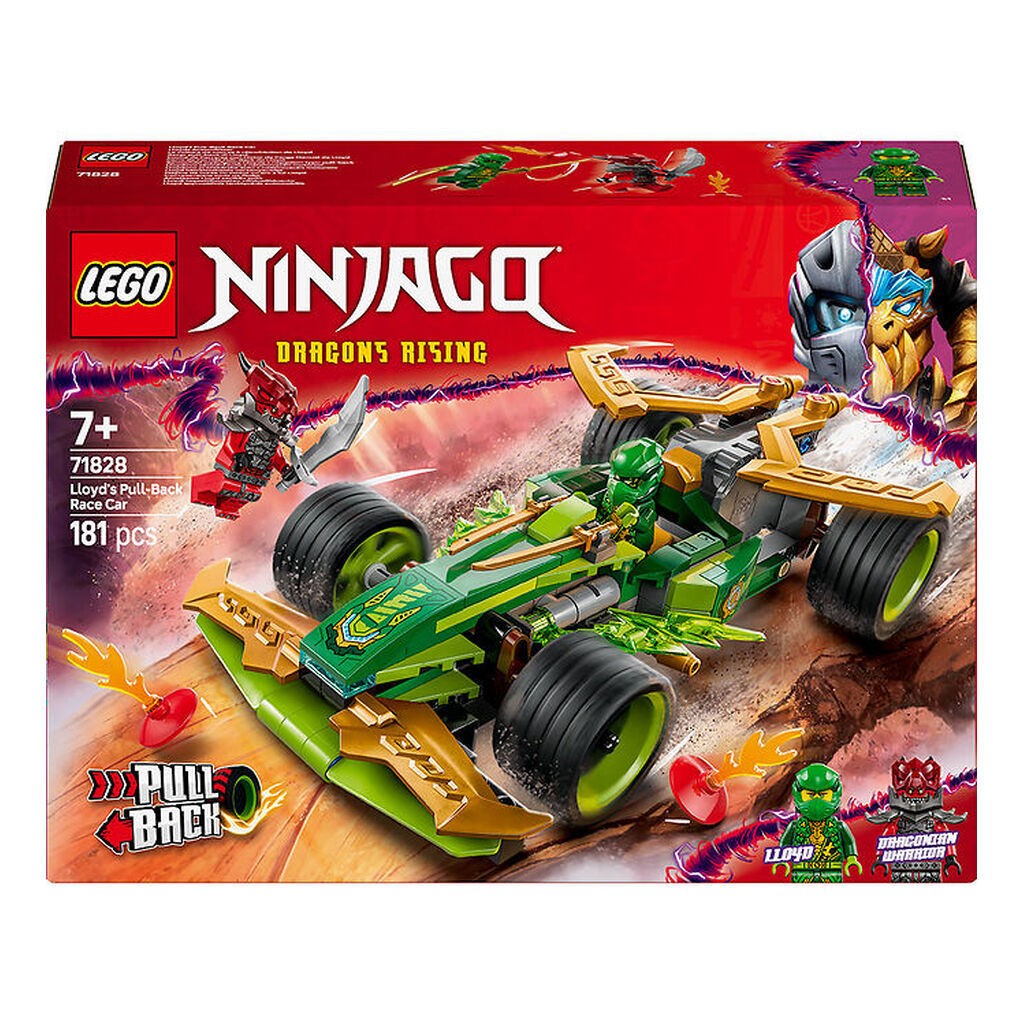 LEGOÂ® Ninjago - Lloyds Pull-back-racerbil 71828 - 181 Dele