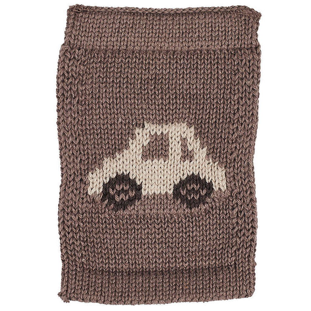 Smallstuff Strikket Flag - Bil - Natur Motiv