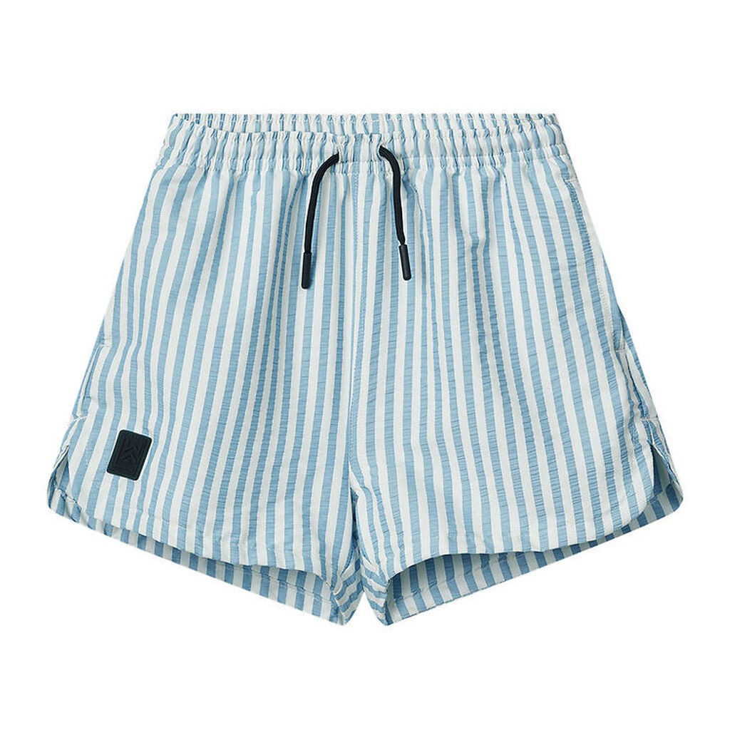 Liewood Badeshorts - Aiden - Y/D Stripe Riverside/Creme De La Cr