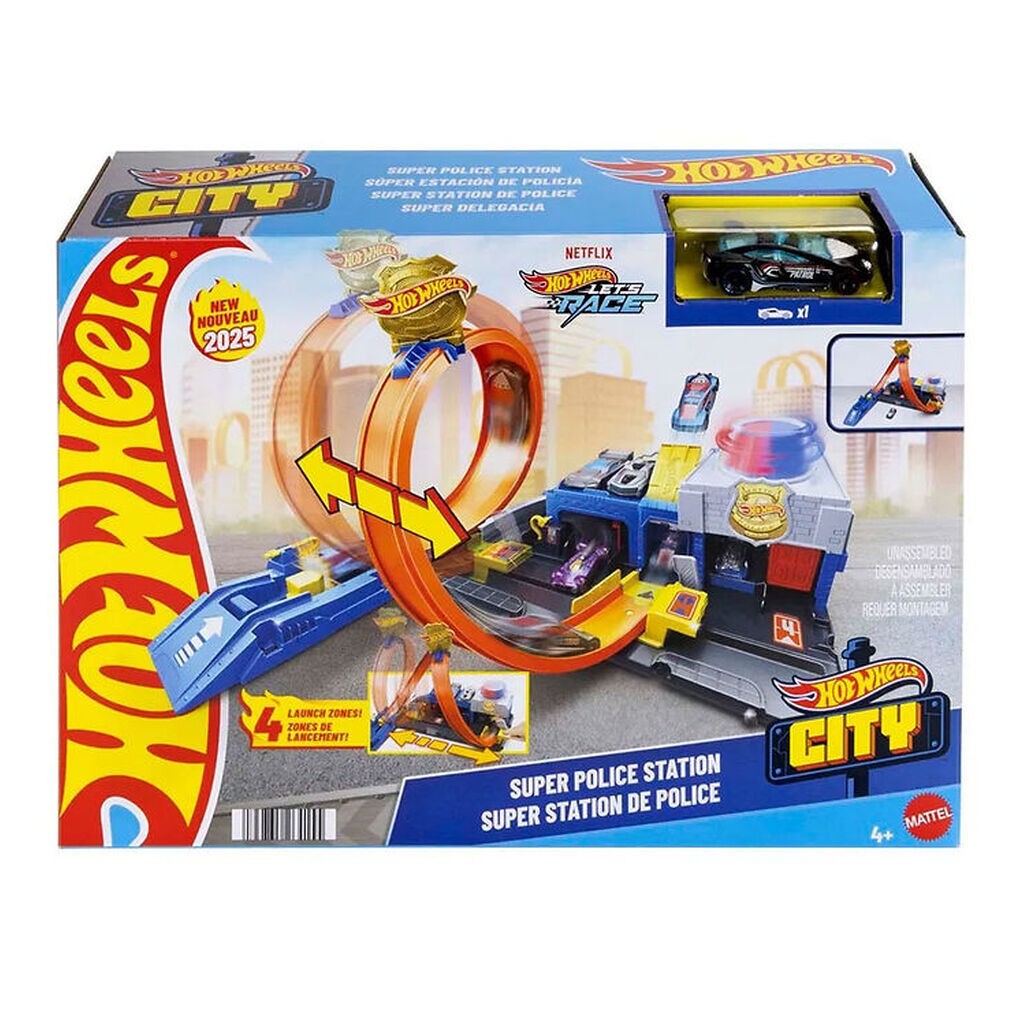Hot Wheels Bilbane - City Super Police Station