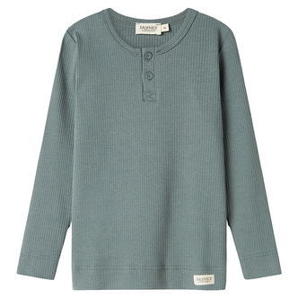 MarMar Bluse - Modal - Rib - Dusty Green
