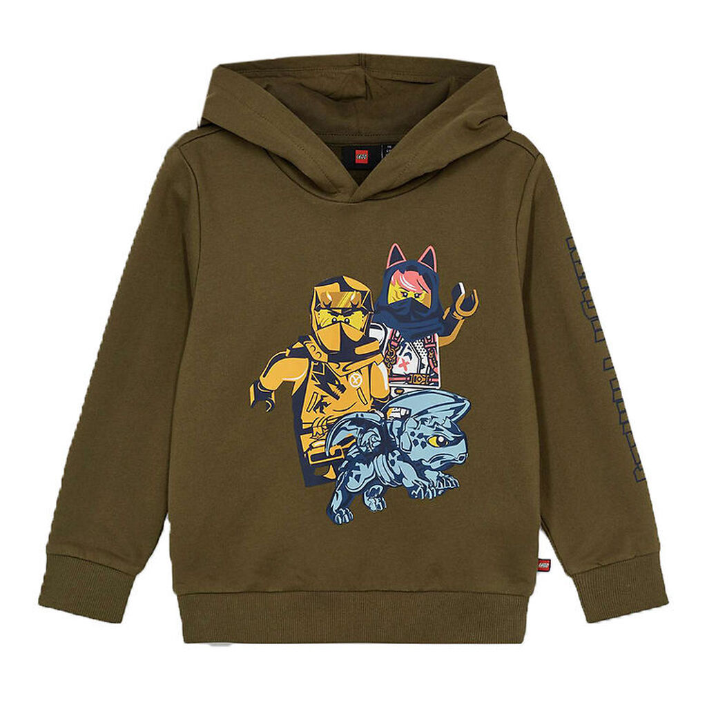 LEGOÂ® Ninjago Hættetrøje - LWScout - Dark Khaki