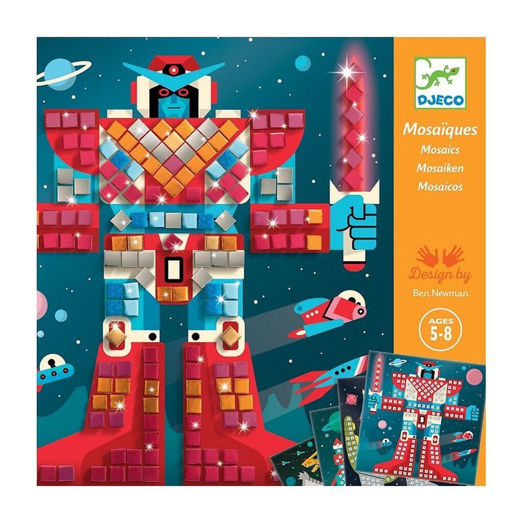 Djeco Kreasæt - Mosaik Sæt - Space Battle