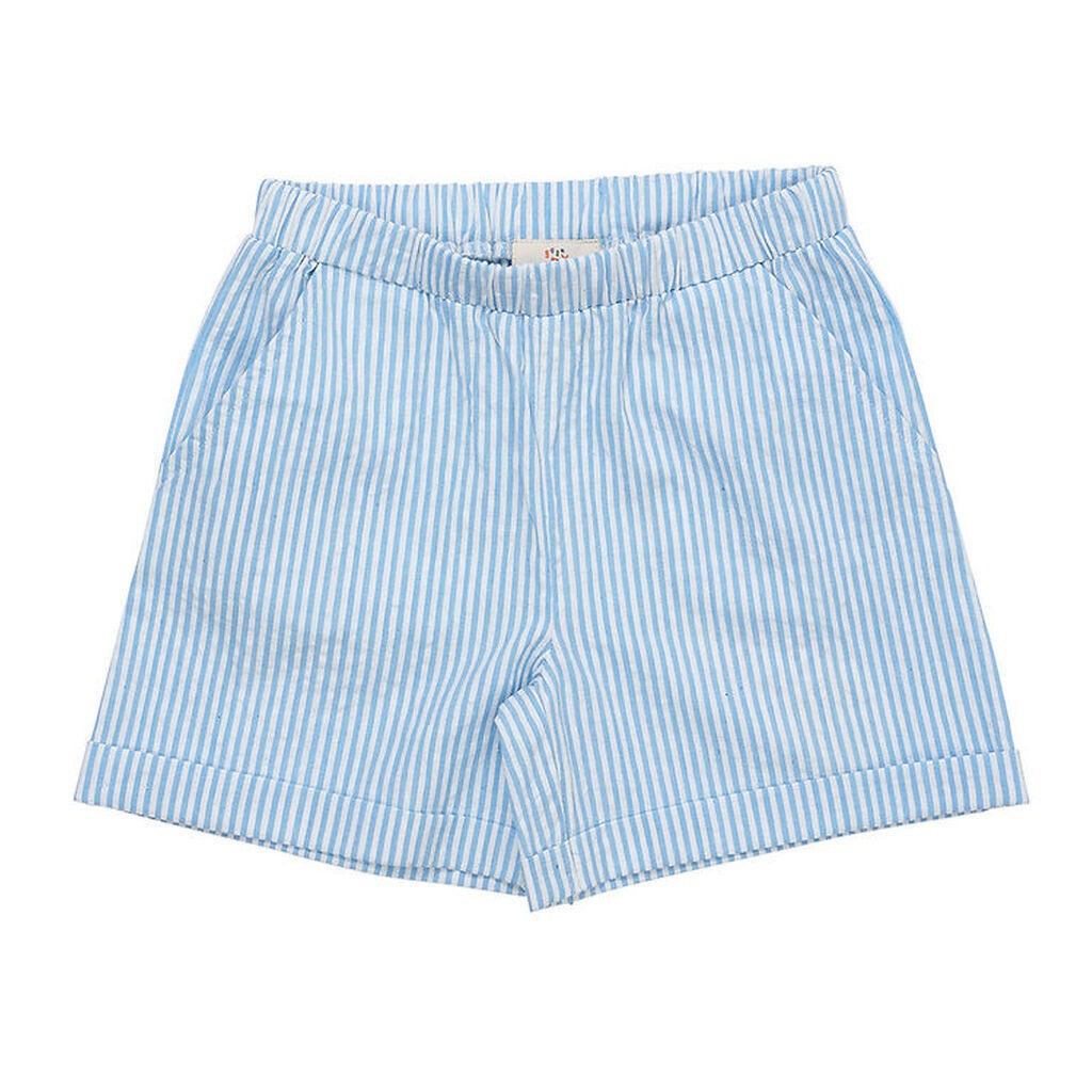 Copenhagen Colors Shorts - Sky Blue/Cream Stripe