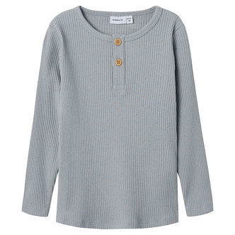 Name It Bluse - Rib - NmmBart - Quarry