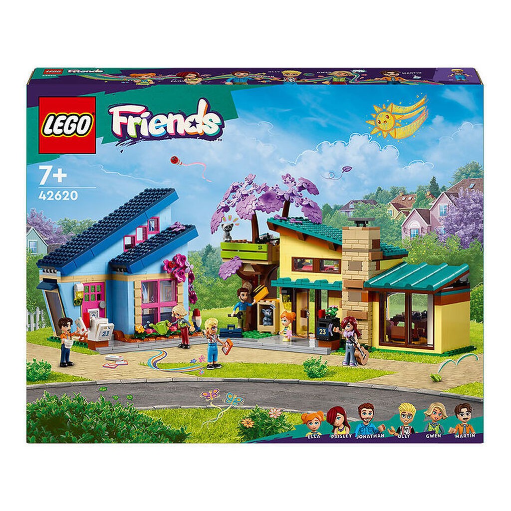 LEGOÂ® Friends - Olly Og Paisleys Huse 42620 - 1126 Dele