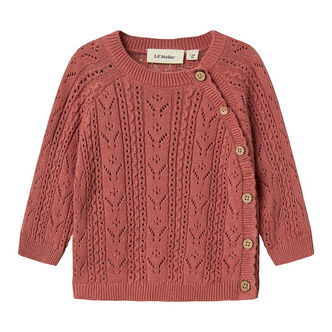 Lil' Atelier Bluse - Strik - NbfKajsa - Withered Rose