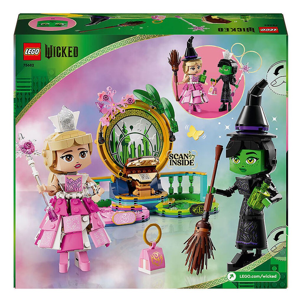 LEGOÂ® Wicked - Figurer af Elphaba og Glinda 75682 - 558 Dele