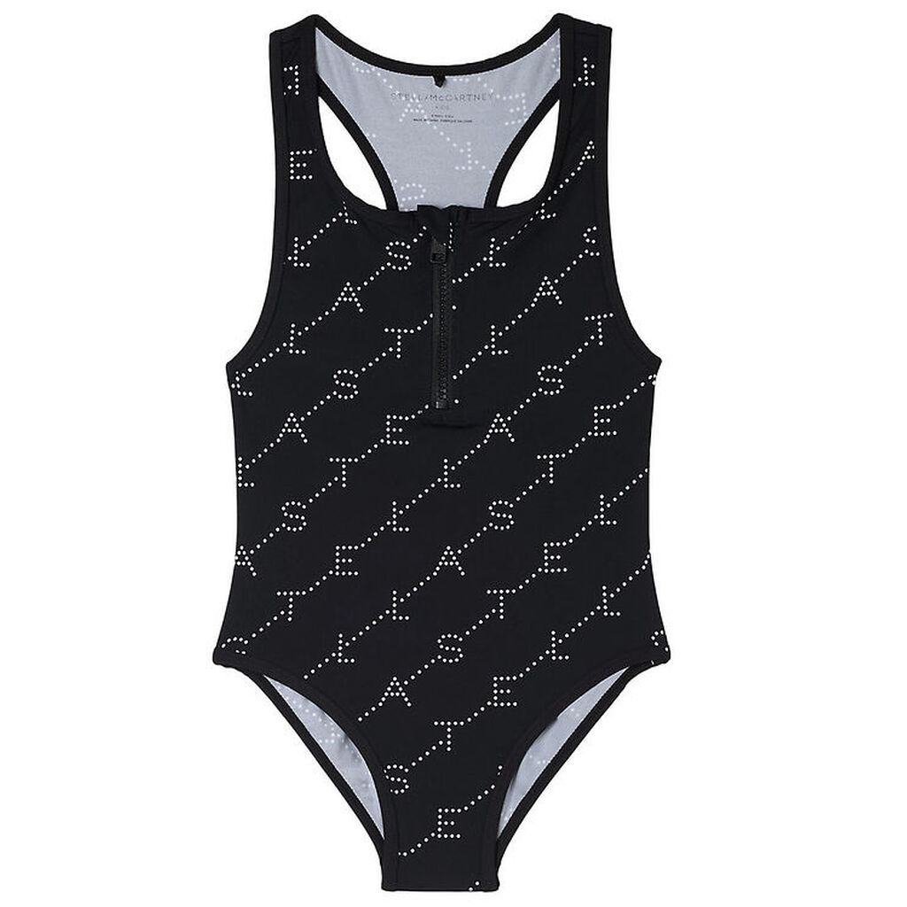 Stella McCartney Kids Badedragt - Sort m. Hvid