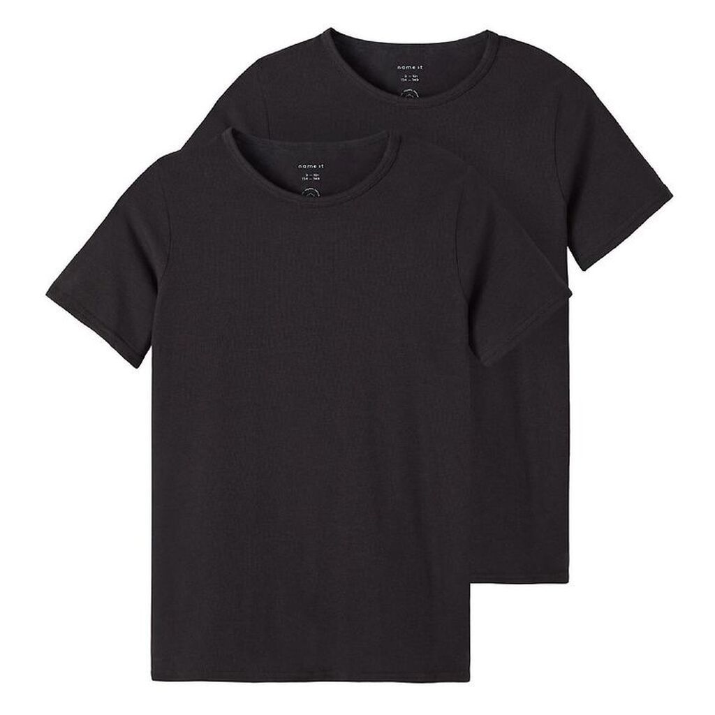 Name It T-shirt - Noos - NkmT-shirt - 2-pak - Sort