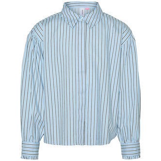 Vero Moda Girl Skjorte - VmPinnys - Airy Blue/New Pinny