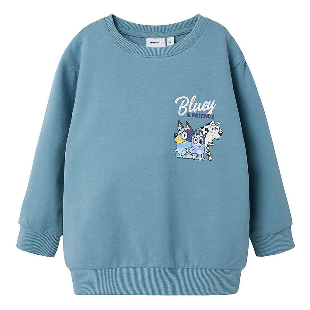 Name it Sweatshirt - NmmFrits Bluey - Spring Lake