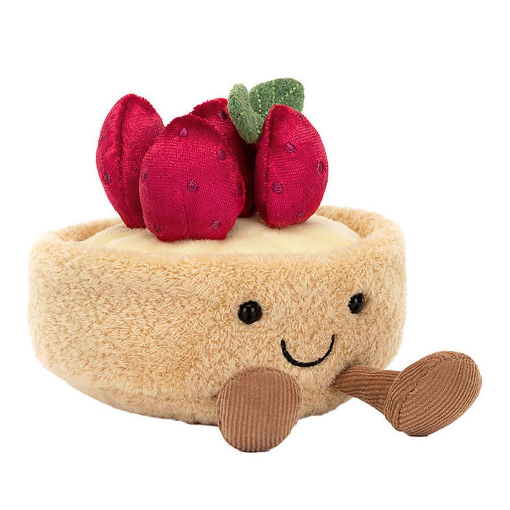 Jellycat Bamse - 11x11 cm - Amuseables Fleurette Tarte Aux Frais