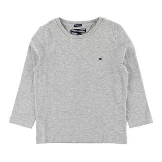 Tommy Hilfiger Bluse - Basic - Grey Heather