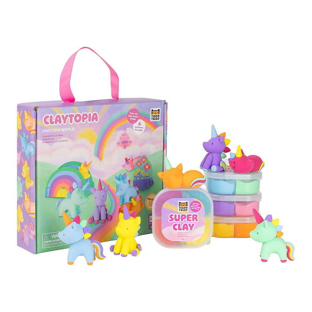 Tiger Tribe Ler - Claytopia - Unicorn World